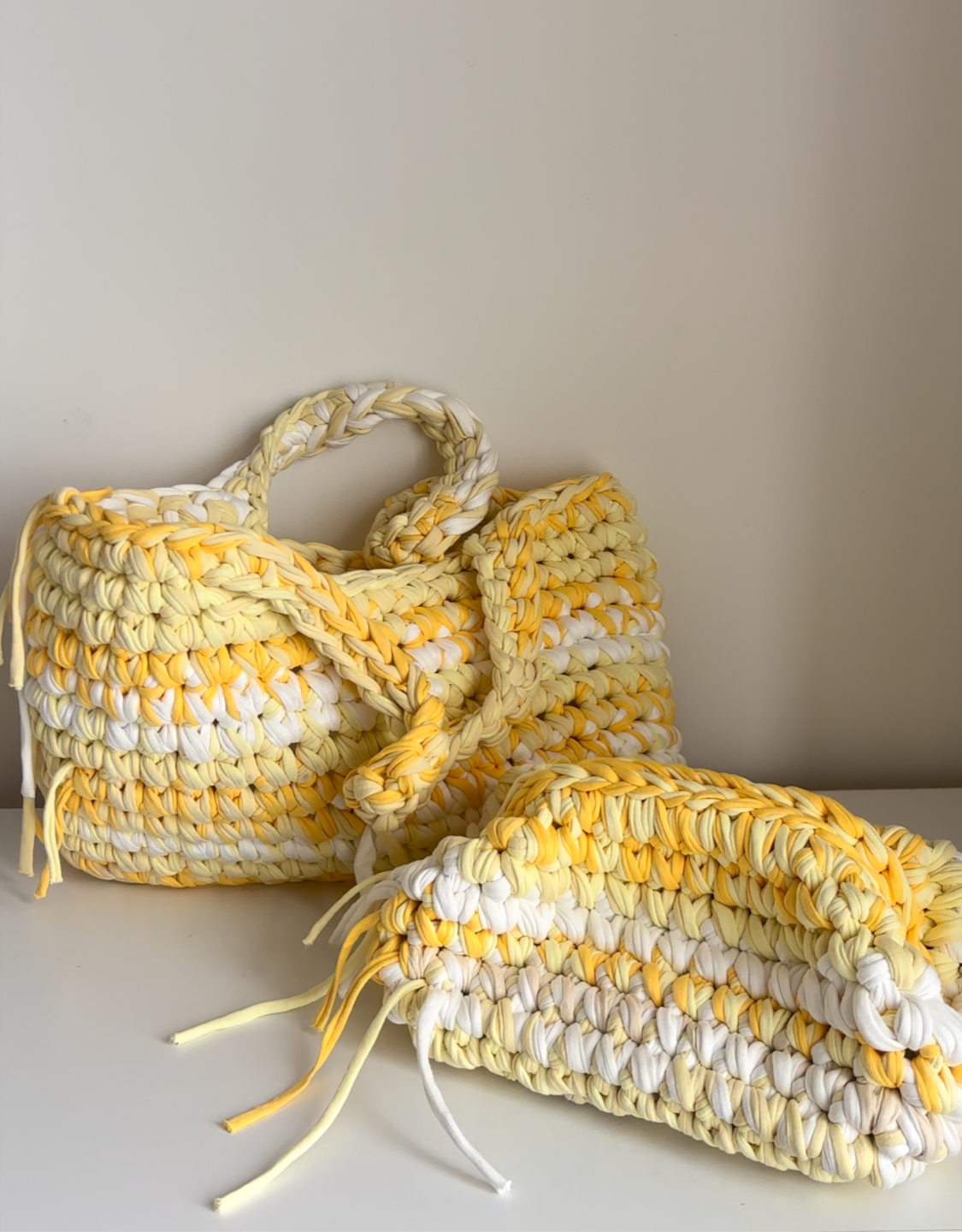 Beach and Clutch Bag Set