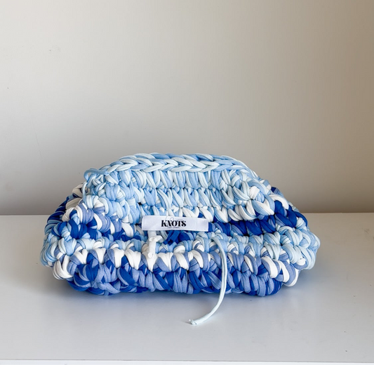 Blue Tide Clutch Bag